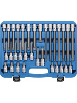 BGS 5183 Bit-Einsatz-Satz | Antrieb Innenvierkant 12,5 mm (1/2"") | Keil-Profil (für RIBE) | 32-tlg.